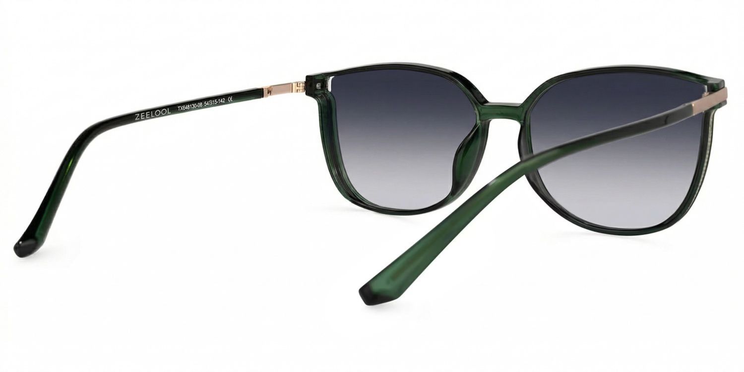 Rodz Dark-Green Square Sunglasses to Frame Your Face | ZEELOOL CA3