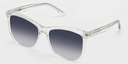 Libby Clear Geometric Sunglasses2