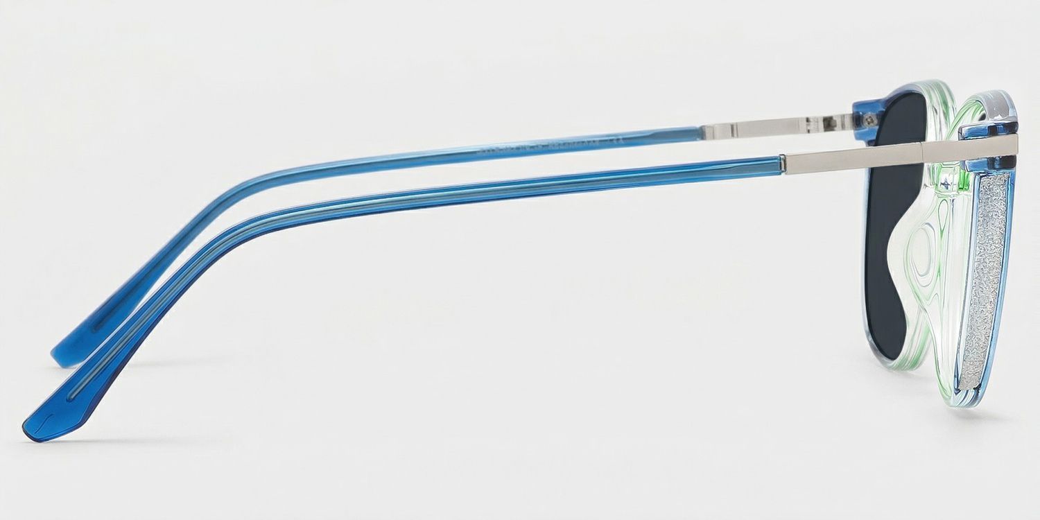 Rodz Tr90 Blue-Green Frame Sunglasses | ZEELOOL CA3