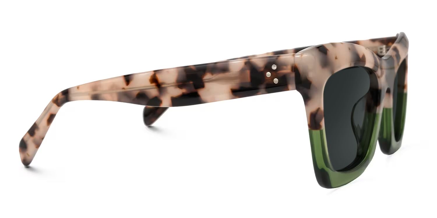 Benitez Two-Tone Frame Sunglasses with Square Style | ZEELOOL CA2