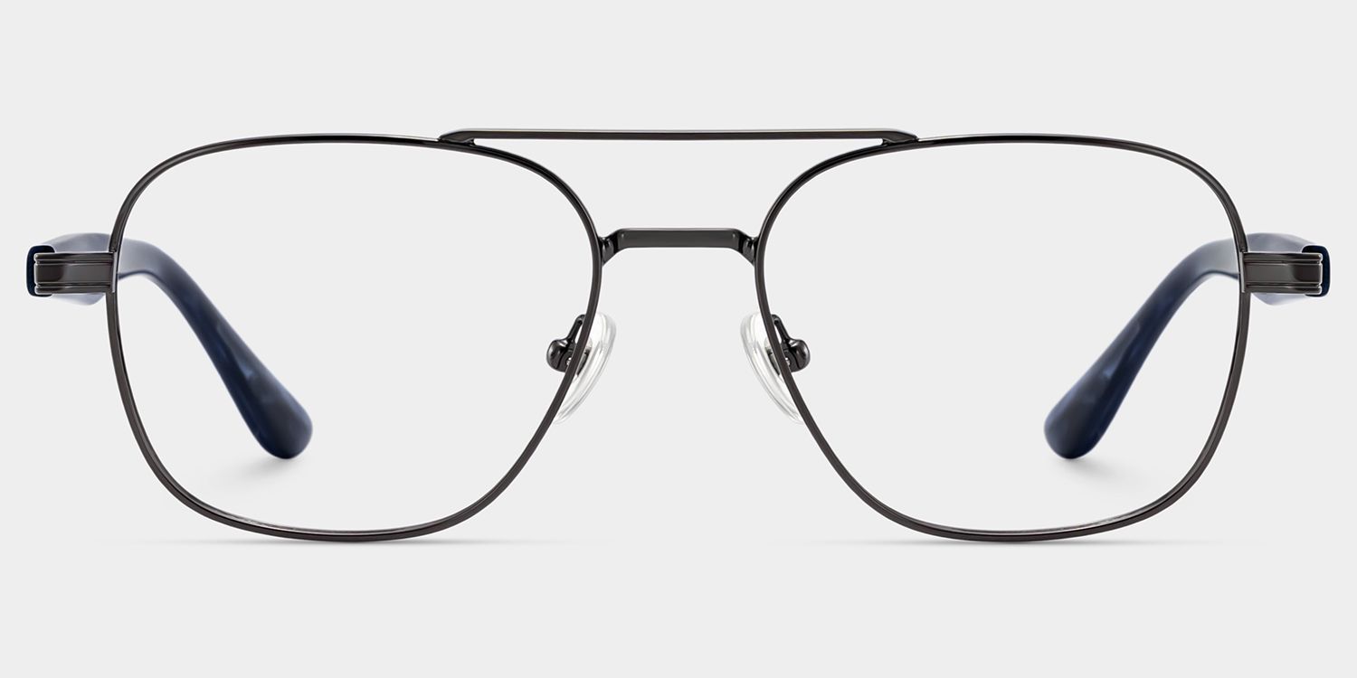 Anderson All Black Aviator Glasses for Men | ZEELOOL1