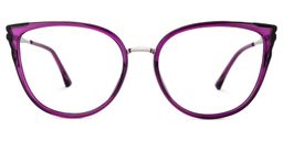 Estrada Purple Cat eye Glasses0