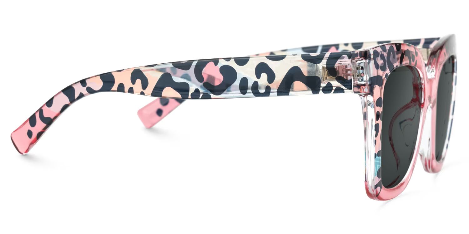 Malcolm Tr90 Pink-Leopard Frame Sunglasses | ZEELOOL CA2
