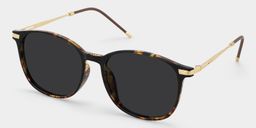 Greene Tortoise Square Sunglasses2