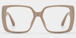 Maya Brown Square Glasses0