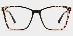 Tricee Tortoise Square Glasses1