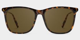 Malika Tortoise Square Sunglasses0