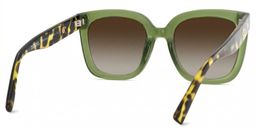 Ebony Green Tortoise Square Sunglasses4