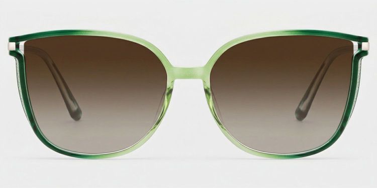 Rodz Green Square Sunglasses