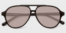 Drew Dark Brown Aviator Sunglasses1