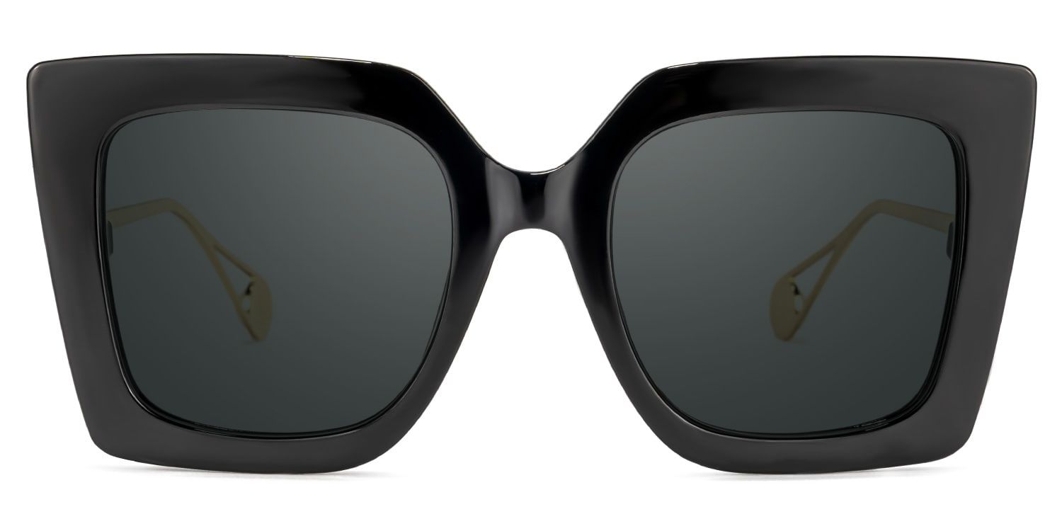 Qatar Black Square Sunglasses to Frame Your Face | ZEELOOL CA0