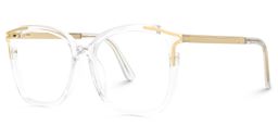 Sidibe Clear Square Glasses1