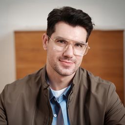 Gifford Clear Aviator Glasses6