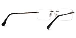 Cetina Brown Rectangle Glasses3