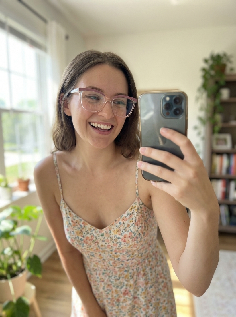 Tawana Purple Cat eye Glasses