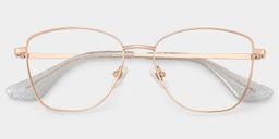 Skyler Rose Gold Butterfly Glasses1