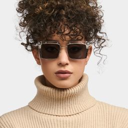 Kiana Clear Square Sunglasses0