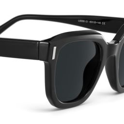 Nia Black Square Sunglasses4