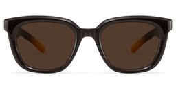 Lyric Black Yellow Rectangle Sunglasses0