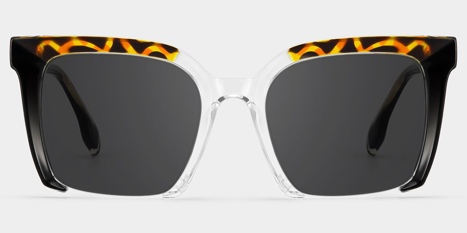 Misty Square Sunglasses with Tr90 Black Frames | ZEELOOL CA0