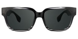 Colin Black Rectangle Sunglasses0