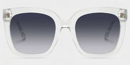 Ebony Clear Square Sunglasses0