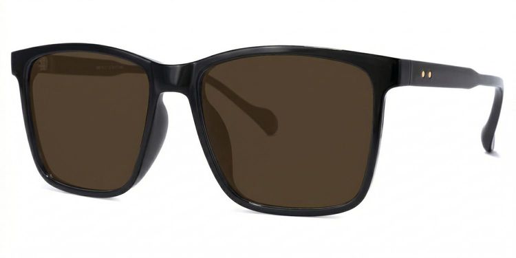 Burgos Black Square Sunglasses