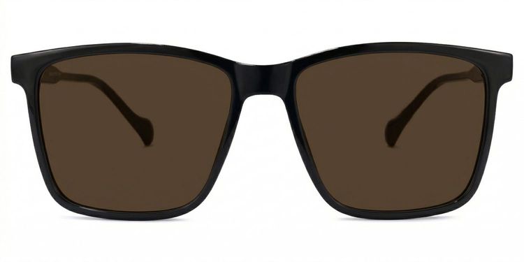 Burgos Black Square Sunglasses