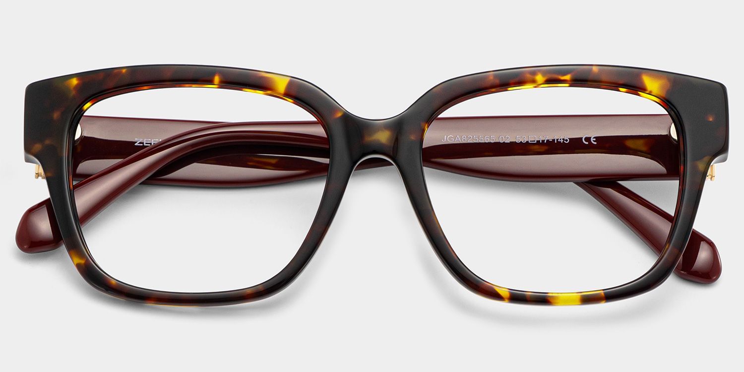 Blake Tortoise Square Glasses | Retro Campus Athleisure2
