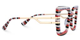 Poutine Multicolor Square Glasses3