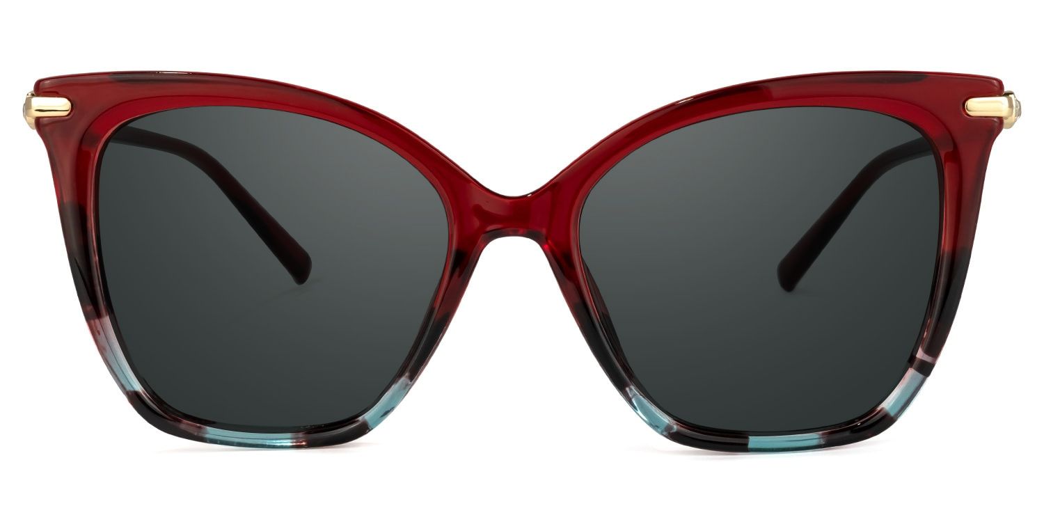 Lamar Tr90 Red Frame Sunglasses | ZEELOOL CA0