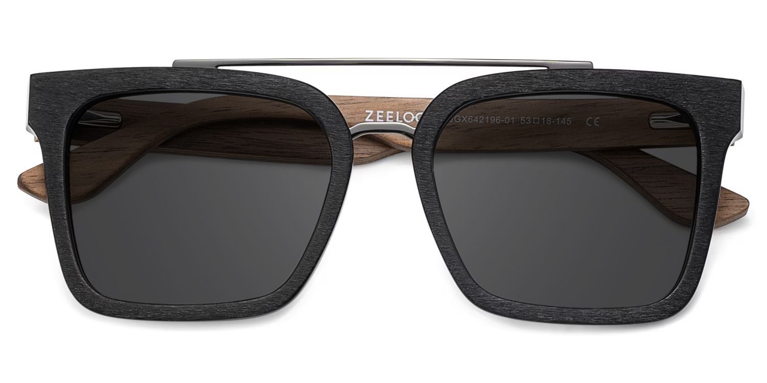 Pascal Aviator Black Full Rim Sunglasses | ZEELOOL CA1