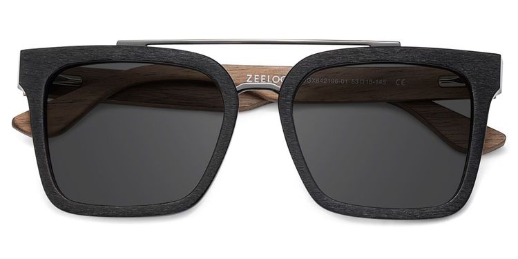 Pascal Black Aviator Sunglasses