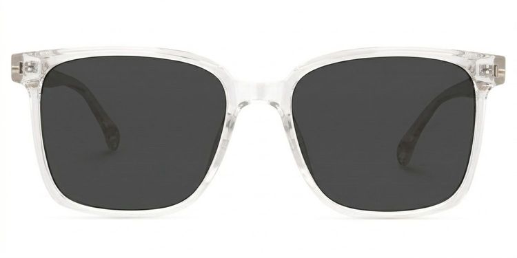 Contreras Clear Square Sunglasses