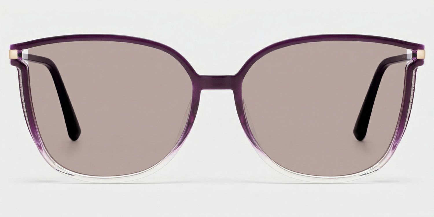 Rodz Tr90 Purple Clear Frame Sunglasses | ZEELOOL CA0