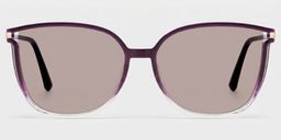 Rodz Purple Clear Square Sunglasses0