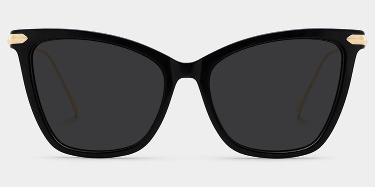 Hilary Black Butterfly Sunglasses