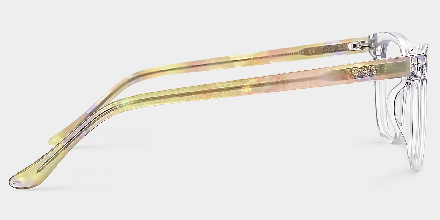 Faith Healing Glasses - Clear Rectangle Acetate Frames | ZEELOOL4