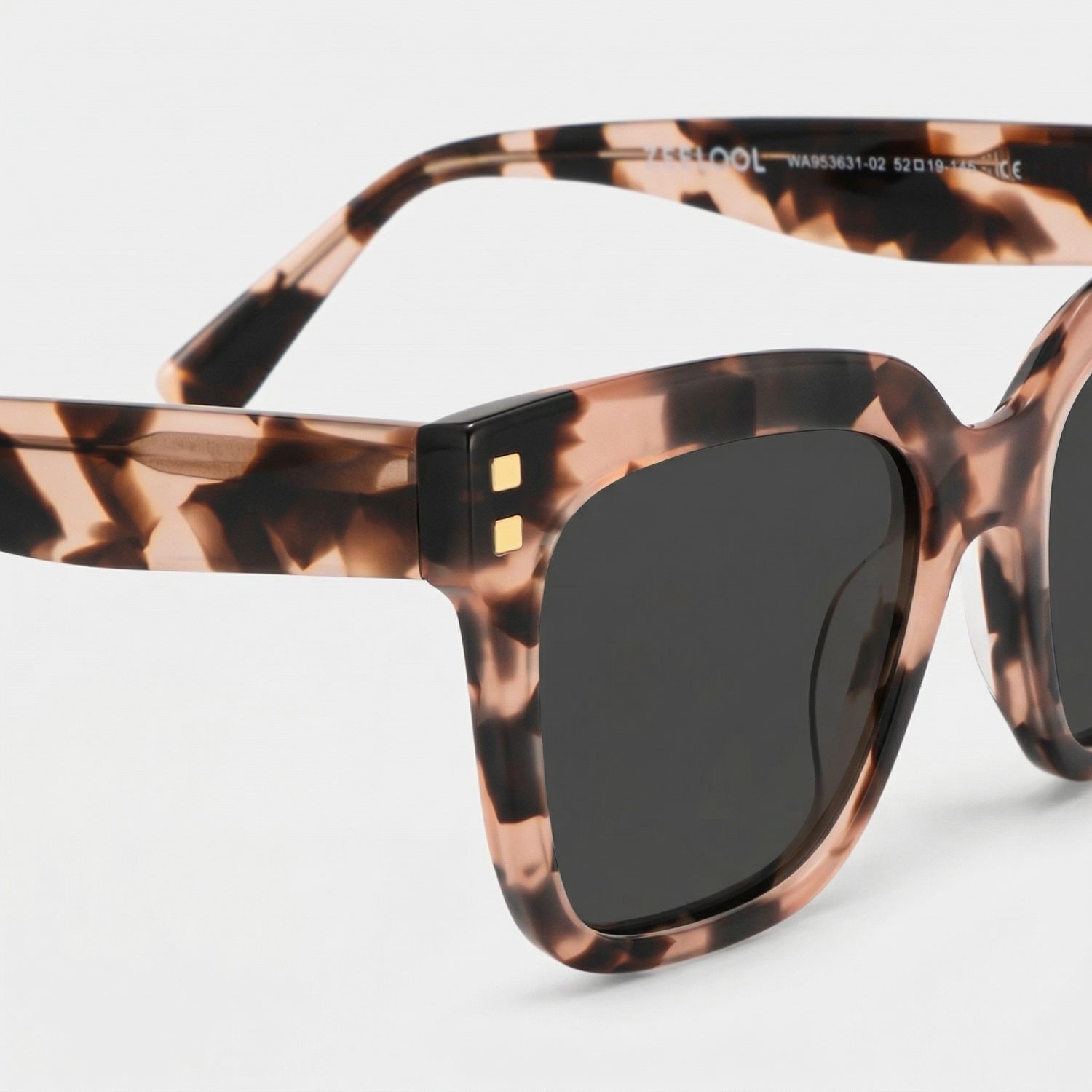 Minguela Acetate Pink-Tortoise Frame Sunglasses | ZEELOOL CA4