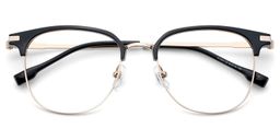 Naranjo Black Browline Glasses2