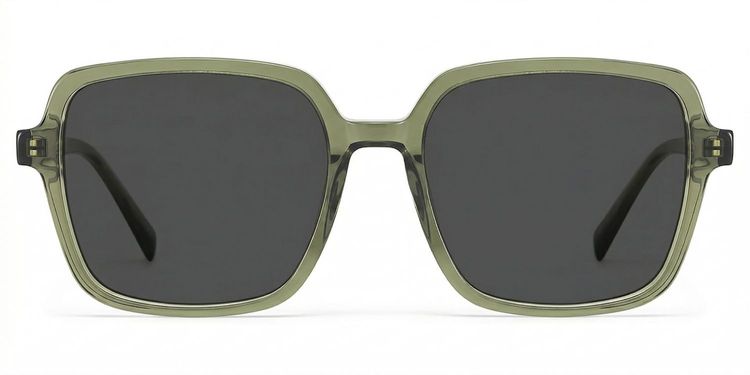 Ember Green Square Sunglasses