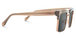 Kiana Beige Square Sunglasses2