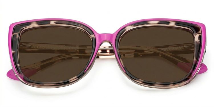Fenn Pink Tortoise Cat eye Sunglasses