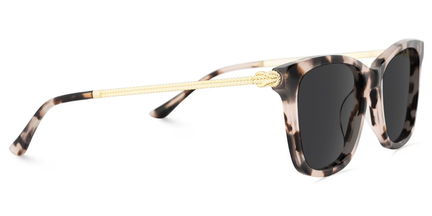 Vibert Rectangle Tortoise Full Rim Sunglasses | ZEELOOL CA3