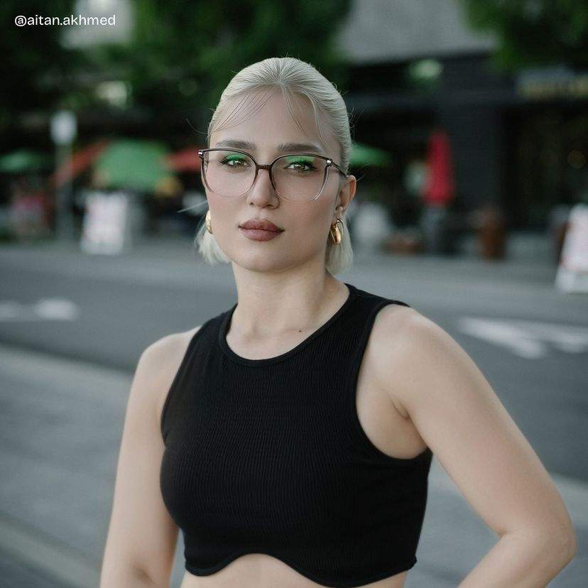 Rodz Gray-Pink Square Glasses