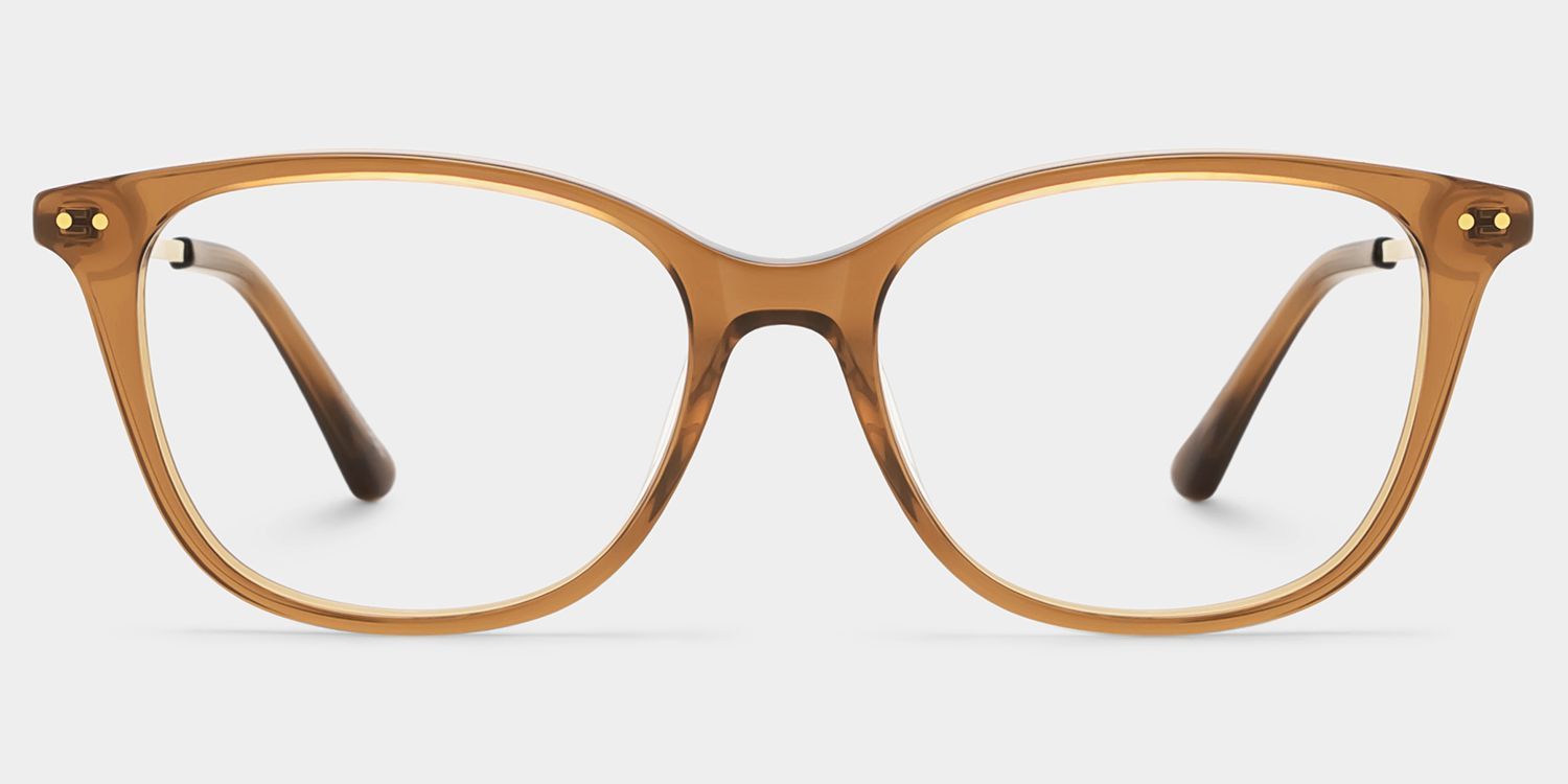 Finch Brown Rectangle Glasses | Timeless Athleisure Frame0