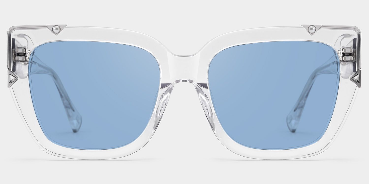 Marilyn Clear Frame Sunglasses with Butterfly Style | ZEELOOL CA1
