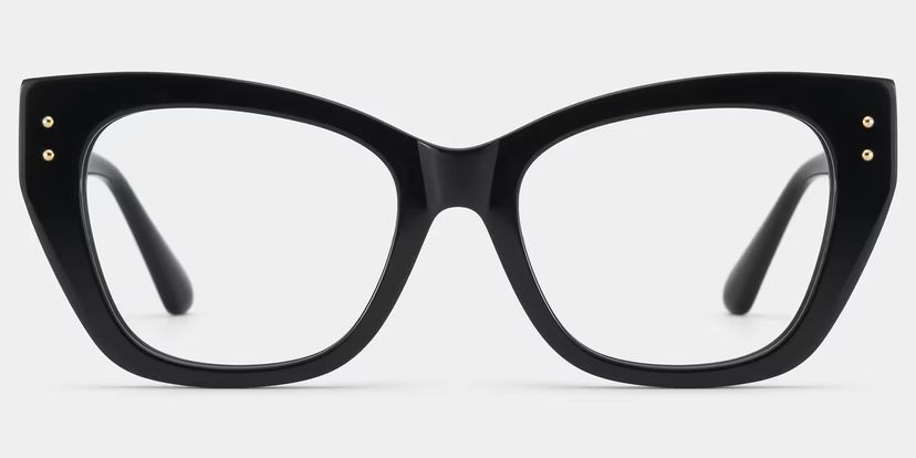 Skylar Black Butterfly Glasses