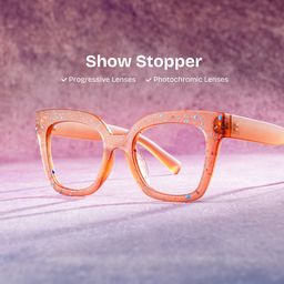 Malcolm Matte Brown Square Glasses0