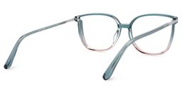 Rodz Green-Pink Square Glasses3